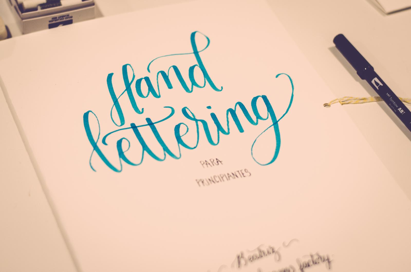 El lettering en tu boda.